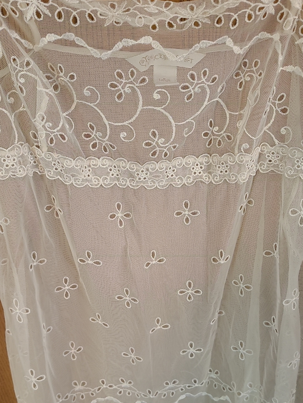 Lace and Ebroidered Chemise - Picture 2 of 5